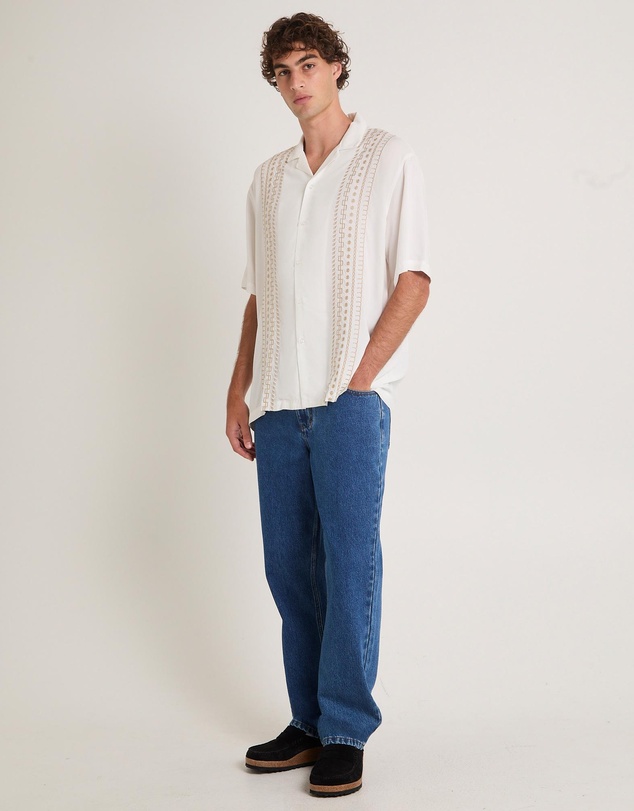 Arvust - Capri Embroidered Short Sleeve Resort Shirt