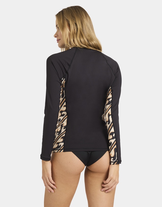 Billabong - Womens Dark Wave Half Long Sleeve Rash Vest