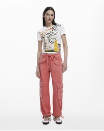Desigual - Arty print T-shirt