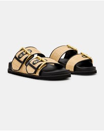 AllSaints - Sian Raffia Sandals - Women's