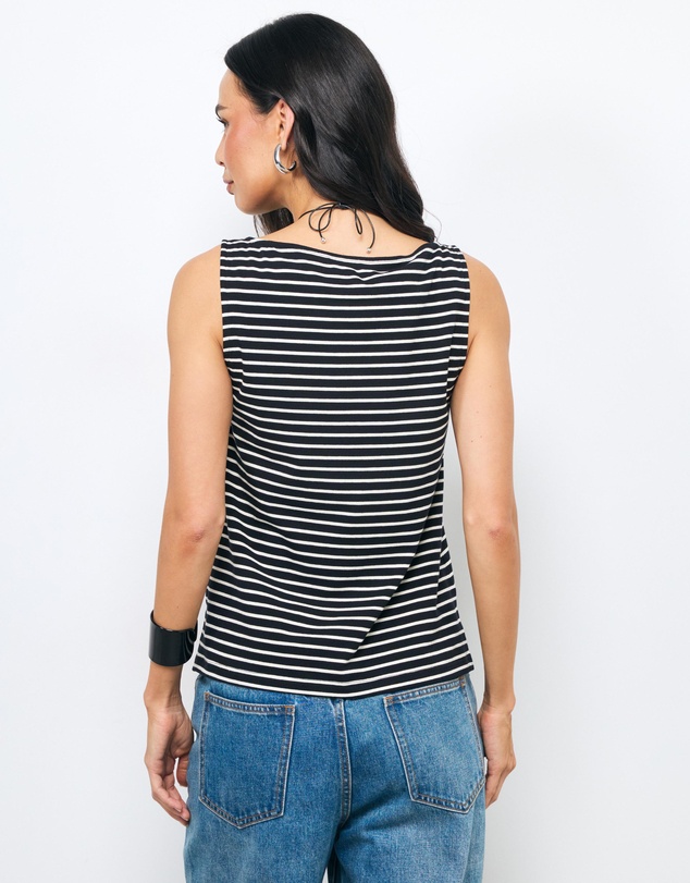 AERE - Emma Stripe Cotton Tank