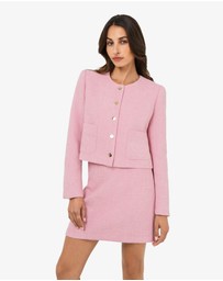 Forcast - Cynthia Crop Tweed Jacket