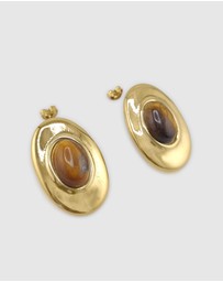 Izoa - Violet Stud Earrings