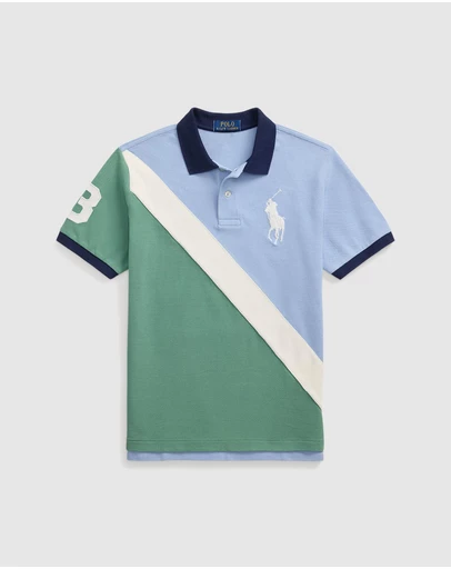 Polo Ralph Lauren - Big Pony Cotton Mesh Polo Shirt - ICONIC EXCLUSIVE - Teens