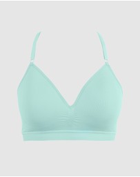 Billet Doux - Zen Light Dentelle Longline Racerback Padded Wirefree Bralette