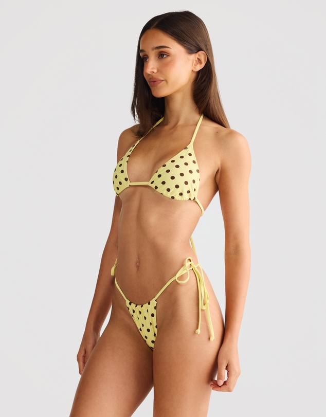 Vacay Swimwear - Rio Bottom Yellow Polka