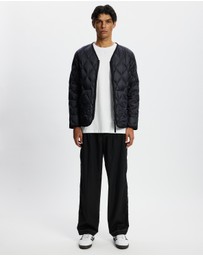 TAION - Military V-Neck W-Zip Down Jacket Soft Shell