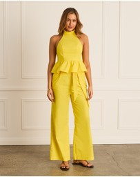 Heaven Australia - Citron Palazzo Pants