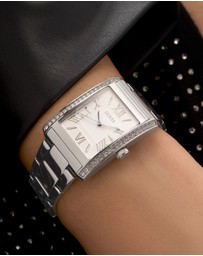 GUESS - Guess Ladies Silver Tone 27mm Analogue Watch
