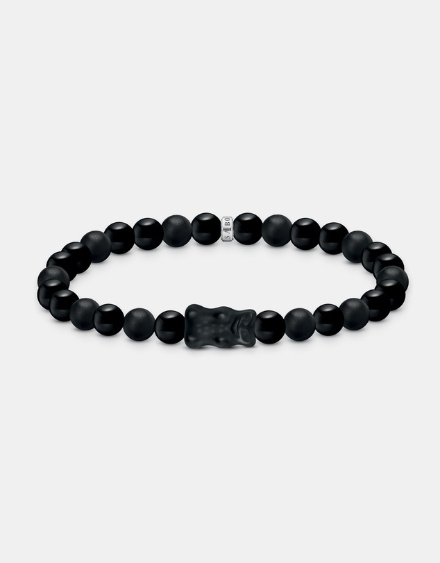 THOMAS SABO - THOMAS SABO Bead Bracelet with Black Goldbear