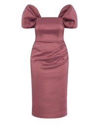 City Chic - Elyse Off Shoulder Midi Dress