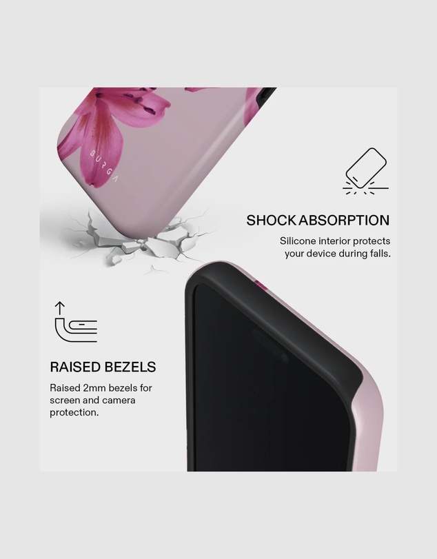 Burga - Burga iPhone 17 Pro Max Tough Magsafe Case Fragile Beauty