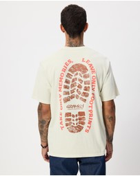 Gramicci - Footprints Tee Pigment Dyed