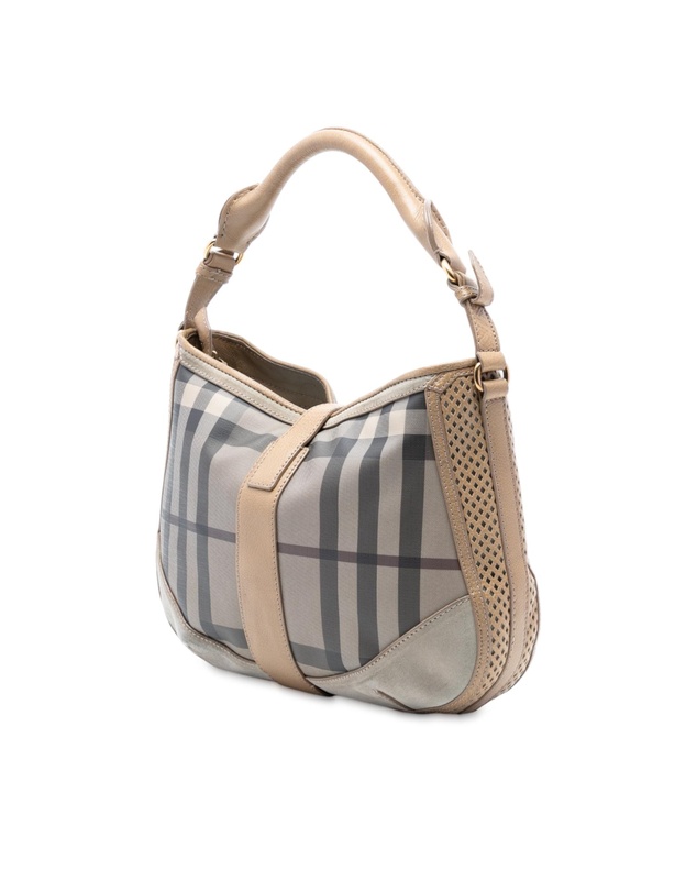 Pre-Loved by Azura Reborn - Pre-Loved Smoke Check Coated Canvas Bartow Hobo
