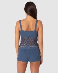 EDIKTED - Danika Crochet Top