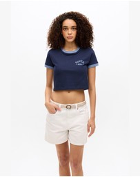 Superdry - Athletic Essentials Ringer Slim Fit Tee