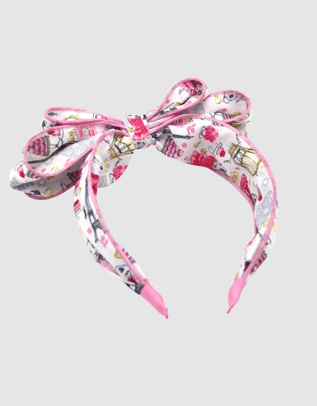 Claris The Chicest Mouse In Paris By Pink Poppy - Claris Fashion Print Headband with Bow