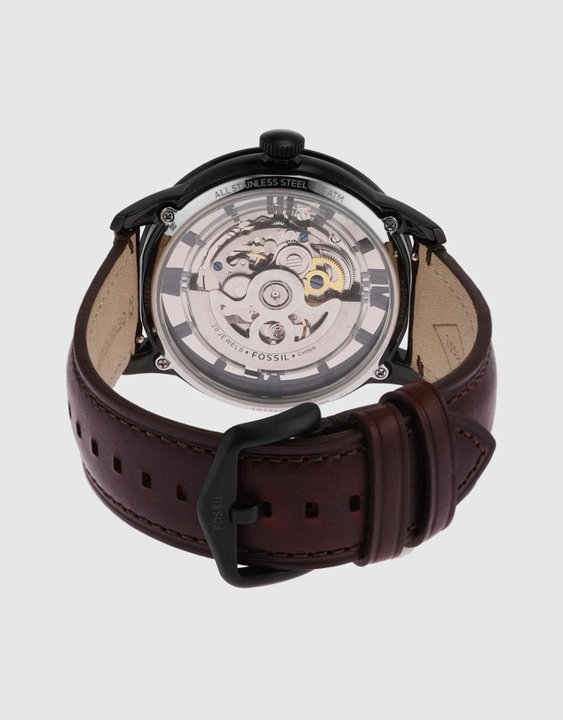 Fossil - Townsman Dark Brown Automatic Mechanical Watch