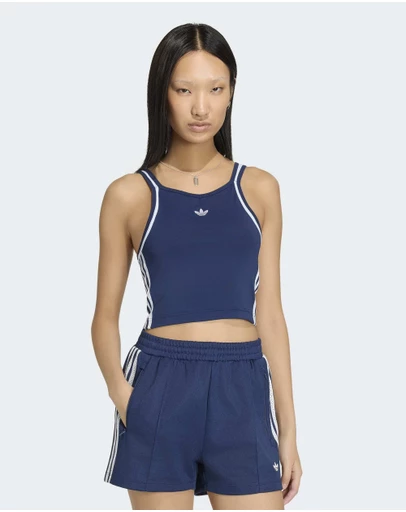 adidas Originals - ADIDAS ORIGINALS SUMMER GLOW VINTAGE INSPIRED SLIM TANK Womens