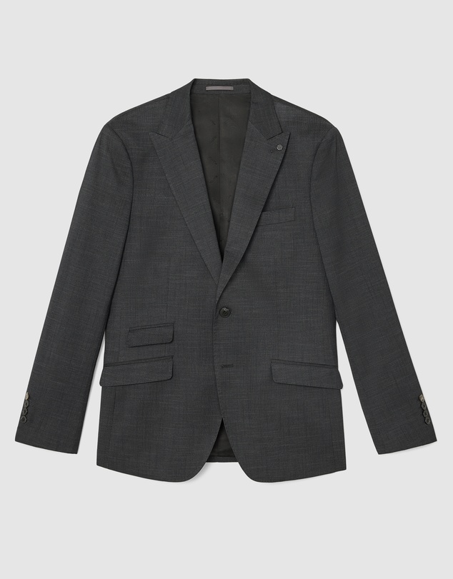 Politix - Single Breasted Textured Tailored Jacket