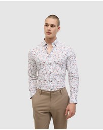 Politix - Thorpe Floral Print Long Sleeve Shirt