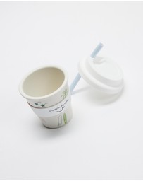 itti bitti - Bamboo Reusable Baby Cino Cup With 2 Straws - Babies-Kids