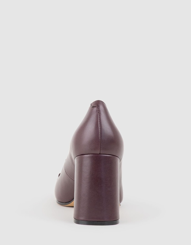 Edward Meller - BAILEY85 Block Heel Pump with Trim