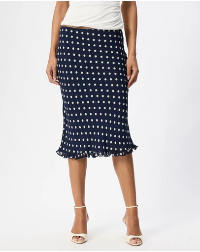 Reformation - Layla Knee Length Skirt