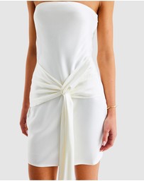 SNDYS - Angie Tie Front Mini Dress