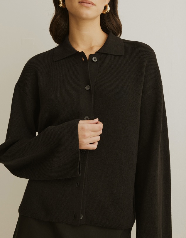 Atmos&Here - Jay Relaxed Rib Cardigan