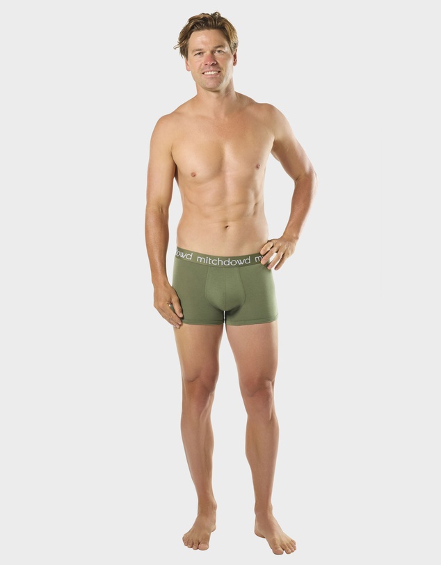 Mitch Dowd - Mens Plain Bamboo Trunk 3 Pack