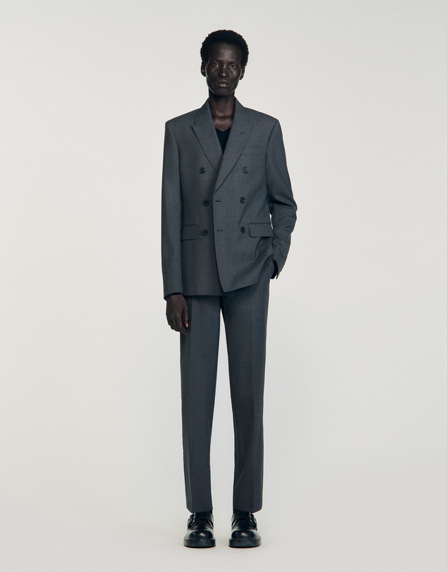 Sandro - Croise Amf Suit Jacket