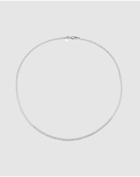 Elli Jewelry - Necklace Curb Modern Basic In 925 Sterling Silver