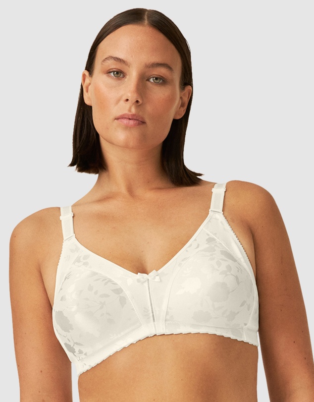 Naturana - Wide Strap Wireless Minimiser Bra
