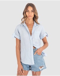 CAMIXA - FEBE Short Sleeve Linen shirt