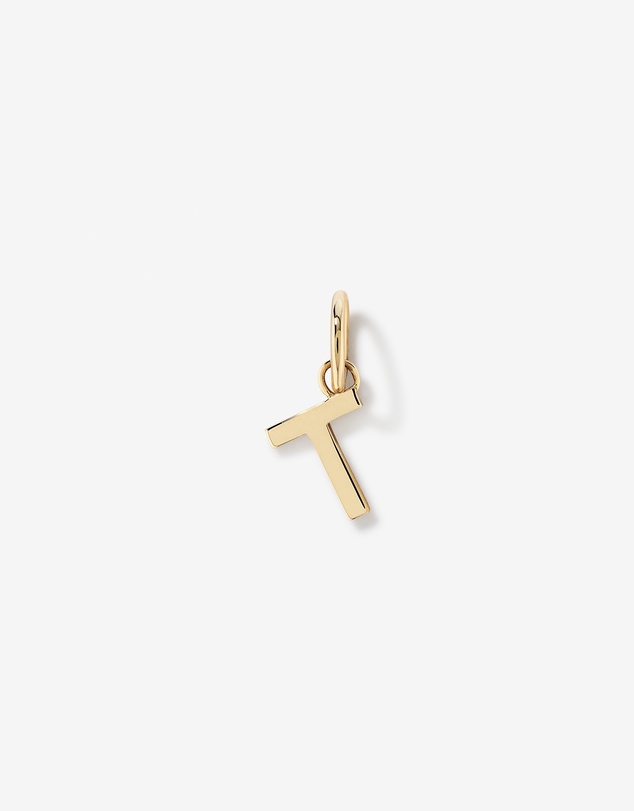 Michael Hill - Letter T Initial Pendant in 10kt Yellow Gold