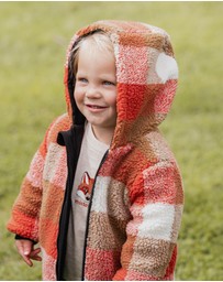 Fox & Finch - Mr Fox Sherpa Check Jacket - Babies
