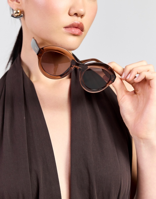 SABEN - Cosmo Sunglasses Sheer Brown