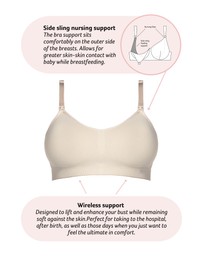 Hotmilk Maternity Lingerie - My Necessity 2.0 FlexFit Nursing Bra - Wirefree
