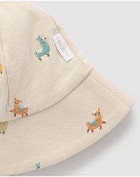 Purebaby - Broderie Hat -Kids-Babies