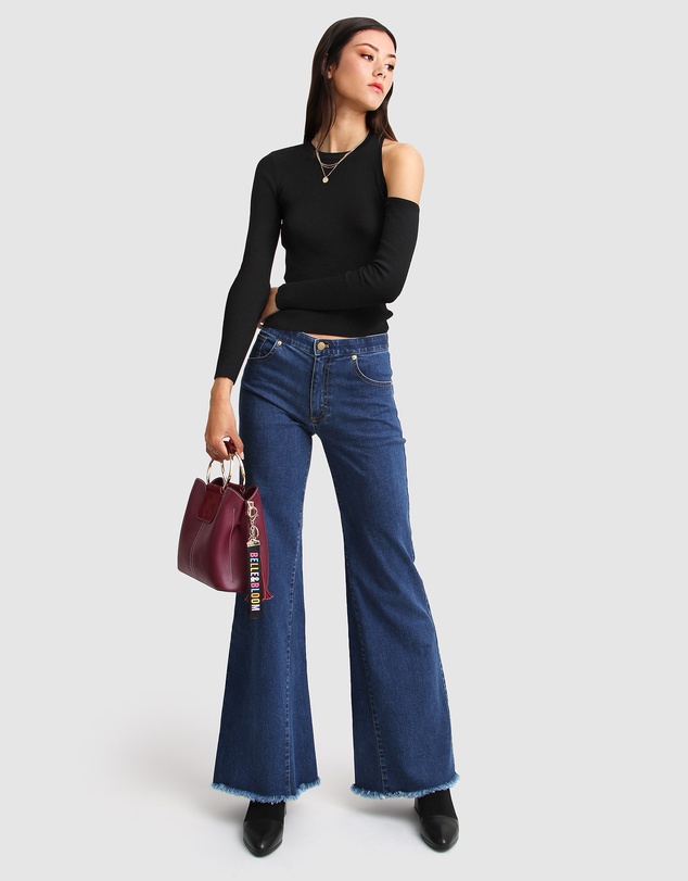 Belle & Bloom - Flare Up Fly Front Jeans
