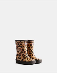 Hunter - First Leopard Print Boots - Kids