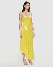 Christopher Esber - Delphin Lace Rib Cami Dress