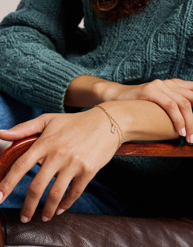 Fossil - Sutton Gold-Tone Bracelet