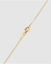 Elli Jewelry - Necklace Cloverleaf Enamel Green 925 Sterling Silver Gold Plated