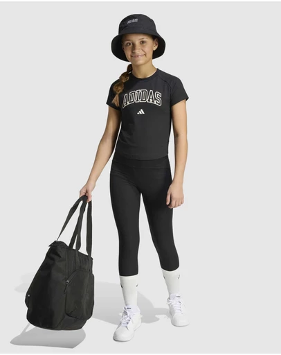 adidas Sportswear - Sport Seasonals Collegiate Typography T-Shirt - Kids-Teens