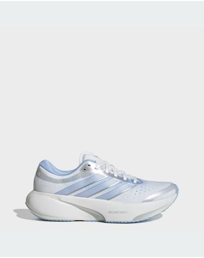 Crystal White / Glow Blue / Silver Metallic