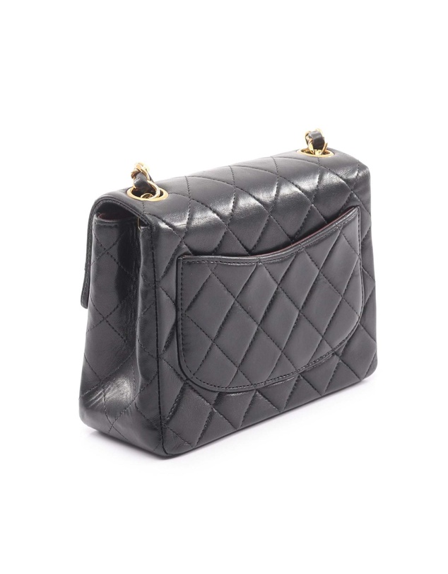 Pre-Loved by Azura Reborn - Pre-Loved Mini Square Classic Lambskin Single Flap