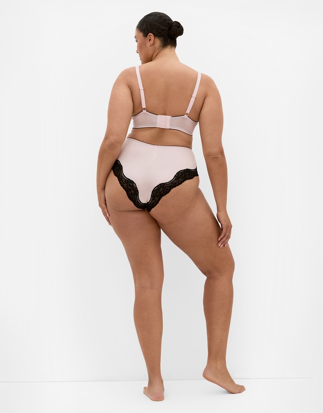 City Chic - Plus size Leticia Contour Uplift Bra - pink icing