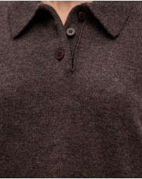 Minima Esenciales - Keir Oversized Merino Cashmere Blend Polo